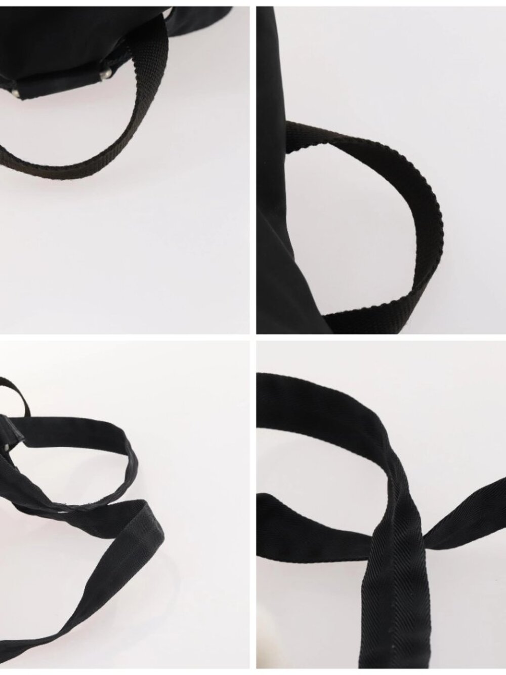 PRADA Backpack Nylon Black Silver Auth 171645 - Picture 16 of 16